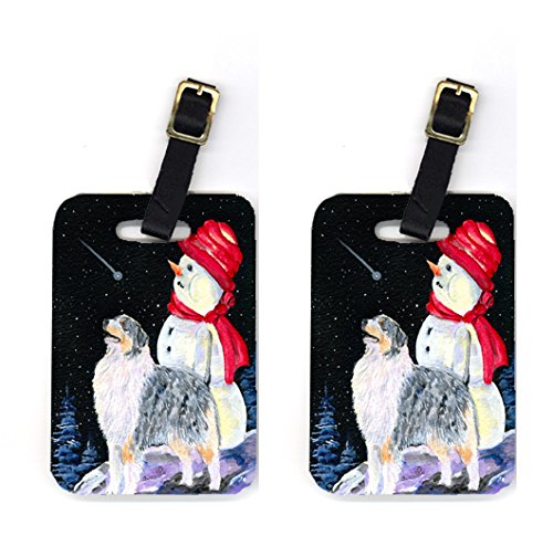 Australian Shepherd Luggage Tag