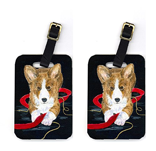 SS8570BT Corgi Luggage Tag - Pair 2- 4 x 2.75 In.