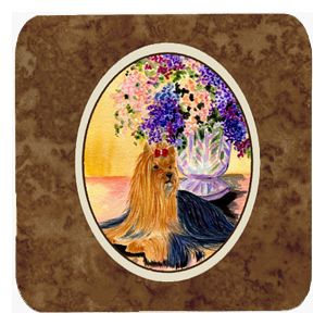 Yorkie Foam Coasters - Set Of 4