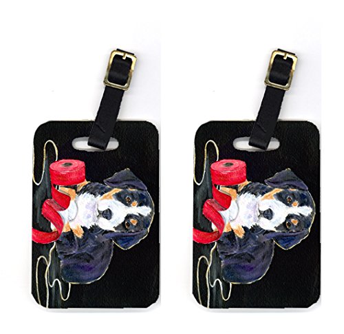 Entlebucher Mountain Dog Luggage Tag - 4 x 2.75 In.