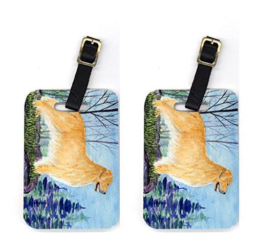 Golden Retriever Luggage Tag - 4 x 2.75 In.