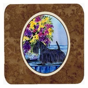 Scottish Terrier Foam Coasters - Set Of 4