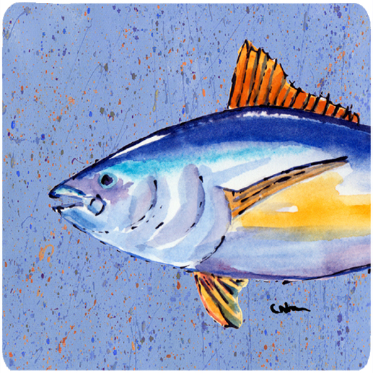 Picture of Carolines Treasures 8535FC Tuna Foam Coasters - Set Of 4