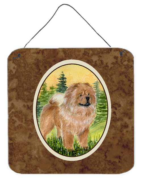 Chow Chow Aluminium Metal Wall Or Door Hanging Prints - 6 x 6 In.