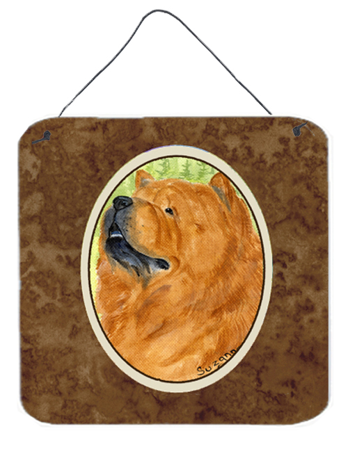 Chow Chow Aluminium Metal Wall Or Door Hanging Prints - 6 x 6 In.
