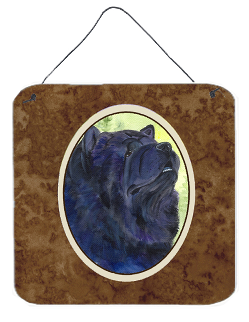 Chow Chow Aluminium Metal Wall Or Door Hanging Prints - 6 x 6 In.