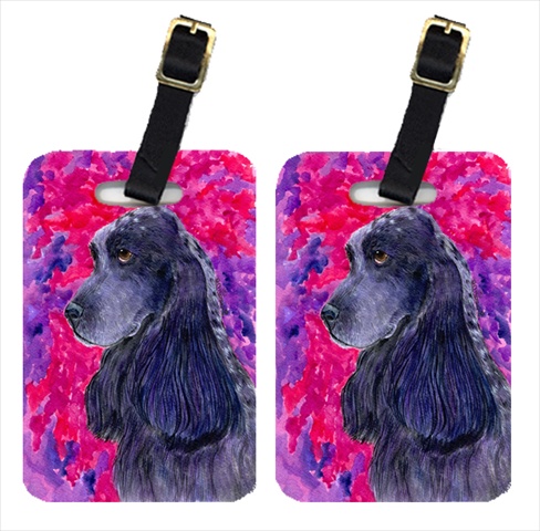 Cocker Spaniel Luggage Tag - 4 x 2.75 In.