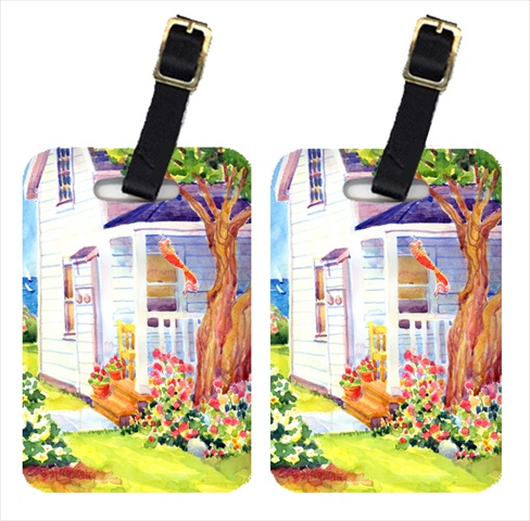Picture of Carolines Treasures 6040BT Houses Luggage Tag - Pair 2&#44; 4 x 2.75 In.