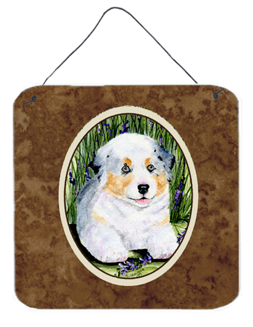 Australian Shepherd Aluminium Metal Wall Or Door Hanging Prints - 6 x 6 In.