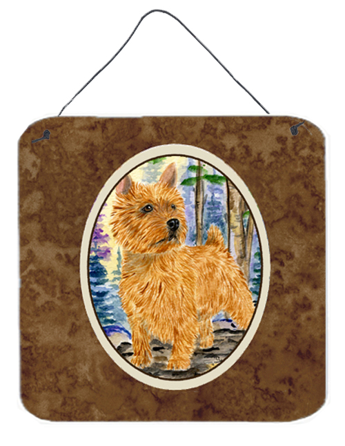 Norwich Terrier Aluminium Metal Wall Or Door Hanging Prints - 6 x 6 In.