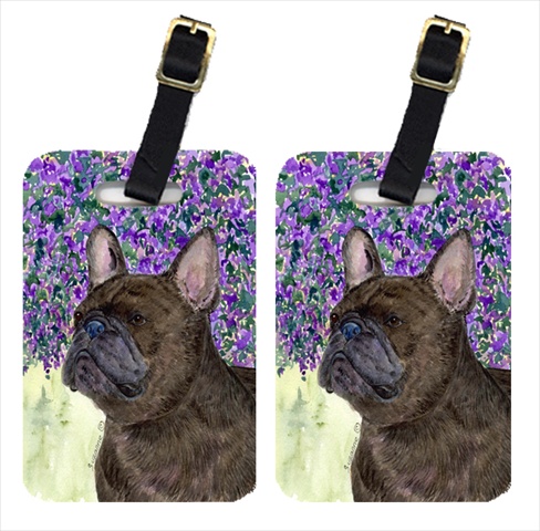 French Bulldog Luggage Tag - 4 x 2.75 In.
