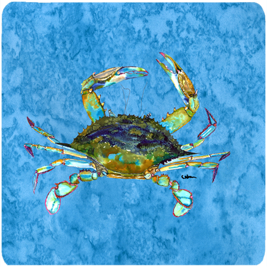 Crab Foam Coasters - Set Of 4, 3.5 x 3.5 In.