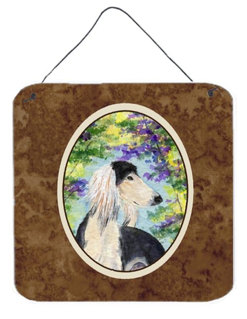 Saluki Aluminium Metal Wall Or Door Hanging Prints - 6 x 6 In.