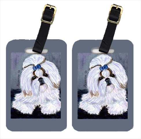 Shih Tzu Luggage Tag - 4 x 2.75 In.