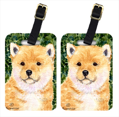 Shiba Inu Luggage Tag - 4 x 2.75 In.