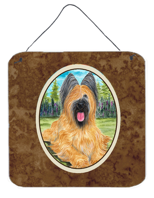 Briard Aluminium Metal Wall Or Door Hanging Prints - 6 x 6 In.
