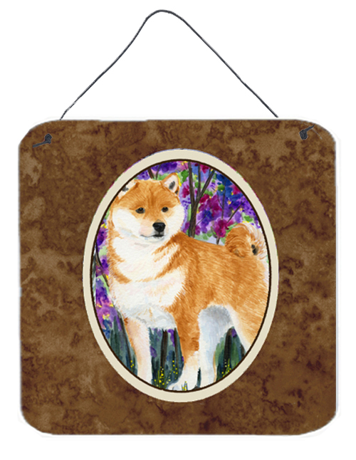 Shiba Inu Aluminium Metal Wall Or Door Hanging Prints - 6 x 6 In.