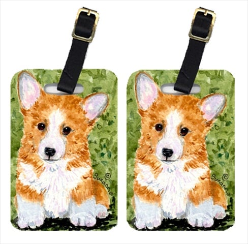 SS8710BT Corgi Luggage Tag - Pair 2- 4 x 2.75 In.