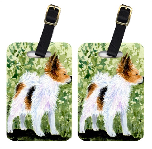 Papillon Luggage Tag - 4 x 2.75 In.