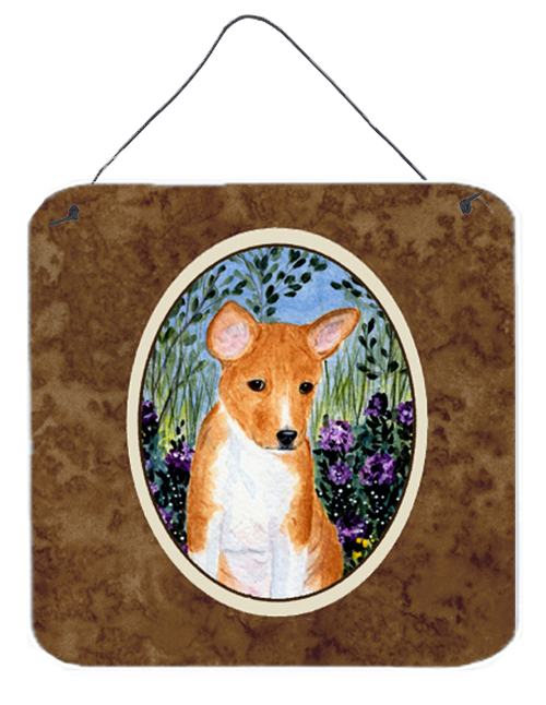 Basenji Aluminium Metal Wall Or Door Hanging Prints - 6 x 6 In.