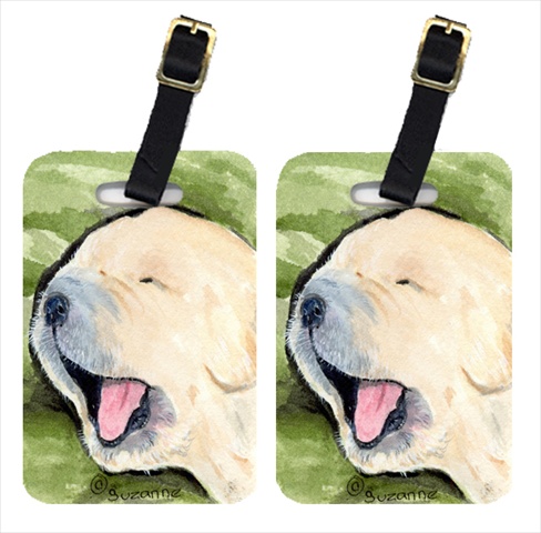 Golden Retriever Luggage Tag
