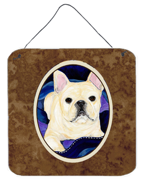 French Bulldog Aluminium Metal Wall Or Door Hanging Prints - 6 x 6 In.