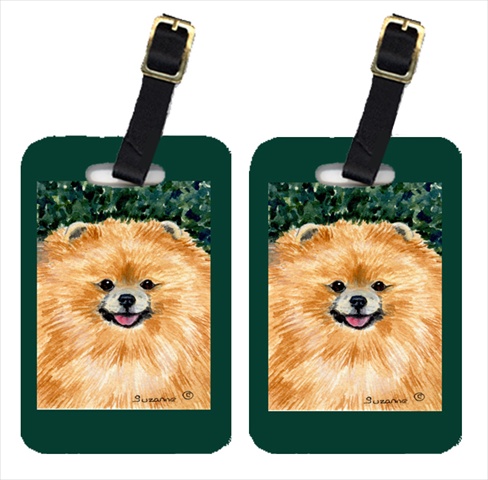 Pomeranian Luggage Tag - 4 x 2.75 In.