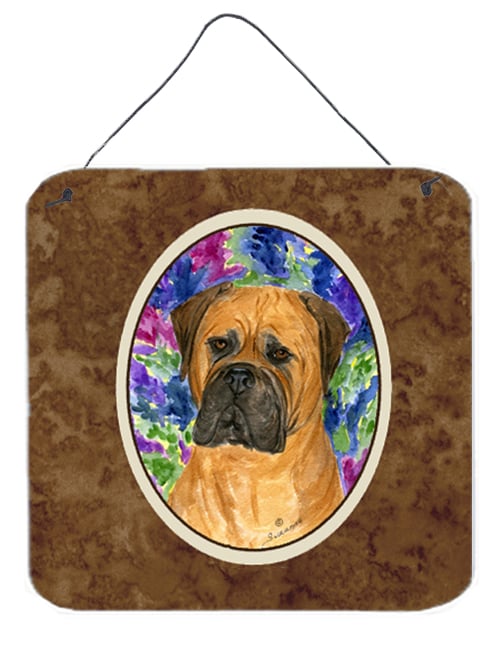 Bullmastiff Aluminium Metal Wall Or Door Hanging Prints - 6 x 6 In.