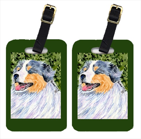 Australian Shepherd Luggage Tag - 4 x 2.75 In.