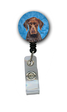 German Shorthaired Pointer Retractable Badge Reel Or Id Holder With Clip