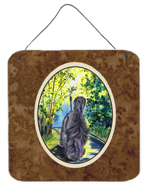 Afghan Hound Aluminium Metal Wall Or Door Hanging Prints - 6 x 6 In.
