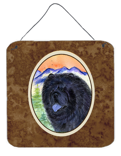 Chow Chow Aluminium Metal Wall Or Door Hanging Prints - 6 x 6 In.