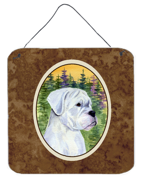 SS8198DS66 Boxer Aluminium Metal Wall Or Door Hanging Prints - 6 x 6 In.