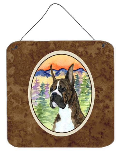 Boxer Aluminium Metal Wall Or Door Hanging Prints - 6 x 6 In.