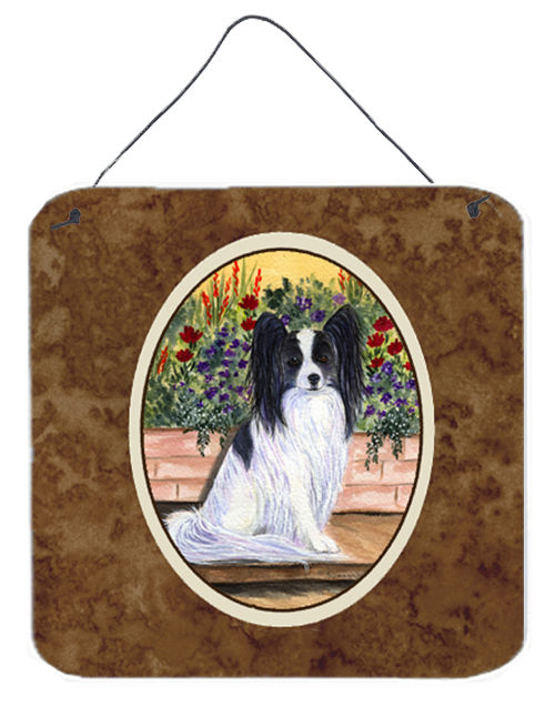 SS8210DS66 Papillon Aluminium Metal Wall Or Door Hanging Prints - 6 x 6 In.