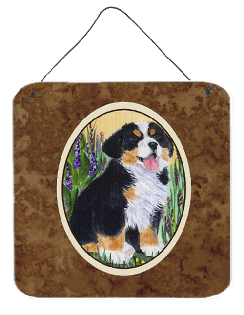Bernese Mountain Dog Aluminium Metal Wall Or Door Hanging Prints - 6 x 6 In.