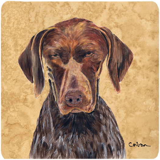 German Shorthaired Pointer Foam Coasters - Set Of 4, 3.5 x 3.5 In.