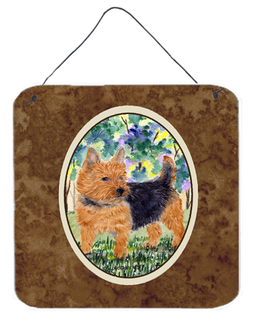 Norwich Terrier Aluminium Metal Wall Or Door Hanging Prints - 6 x 6 In.