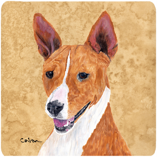 Basenji Foam Coasters - Set Of 4, 3.5 x 3.5 In.