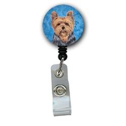 Yorkie Retractable Badge Reel Or Id Holder With Clip