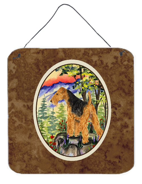 Lakeland Terrier Aluminium Metal Wall Or Door Hanging Prints - 6 x 6 In.