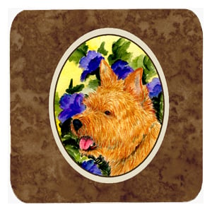 Norwich Terrier Foam Coasters - Set Of 4, 3.5 x 3.5 In.
