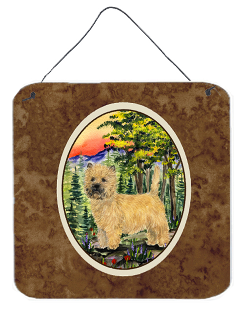 Cairn Terrier Aluminium Metal Wall Or Door Hanging Prints - 6 x 6 In.
