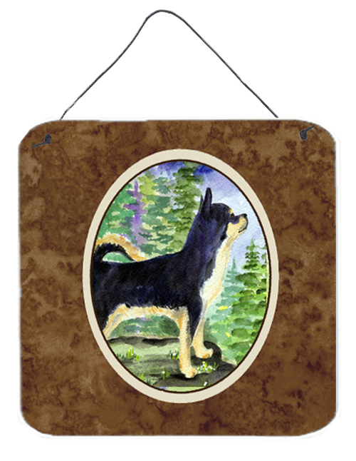 Chihuahua Aluminium Metal Wall Or Door Hanging Prints - 6 x 6 In.