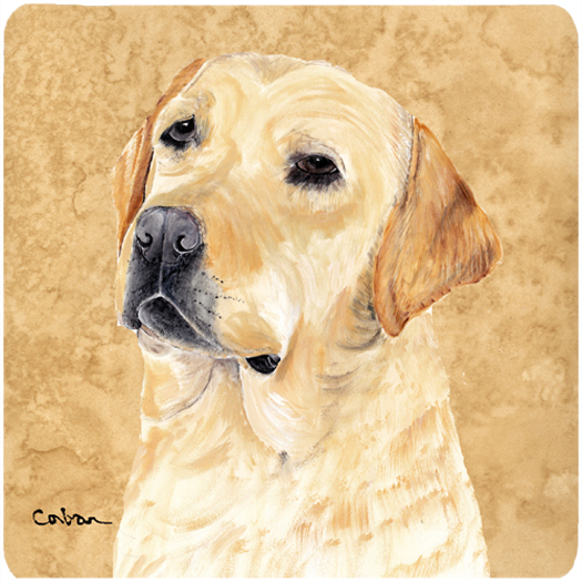 Labrador Foam Coasters - Set Of 4, 3.5 x 3.5 In.