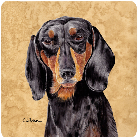 Dachshund Foam Coasters - Set Of 4, 3.5 x 3.5 In.