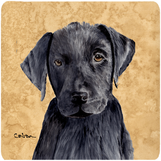 Labrador Foam Coasters - Set Of 4, 3.5 x 3.5 In.