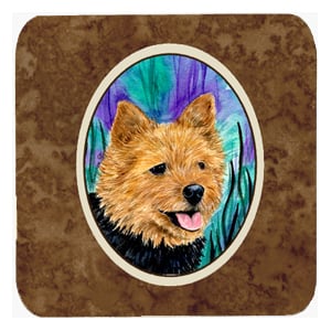 Norwich Terrier Foam Coasters - Set Of 4, 3.5 x 3.5 In.