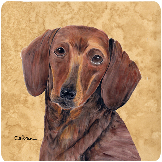 Dachshund Foam Coasters - Set Of 4, 3.5 x 3.5 In.
