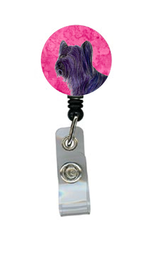 Skye Terrier Retractable Badge Reel Or Id Holder With Clip